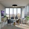 spacious open living concept with living room, dining and kitchen combined
